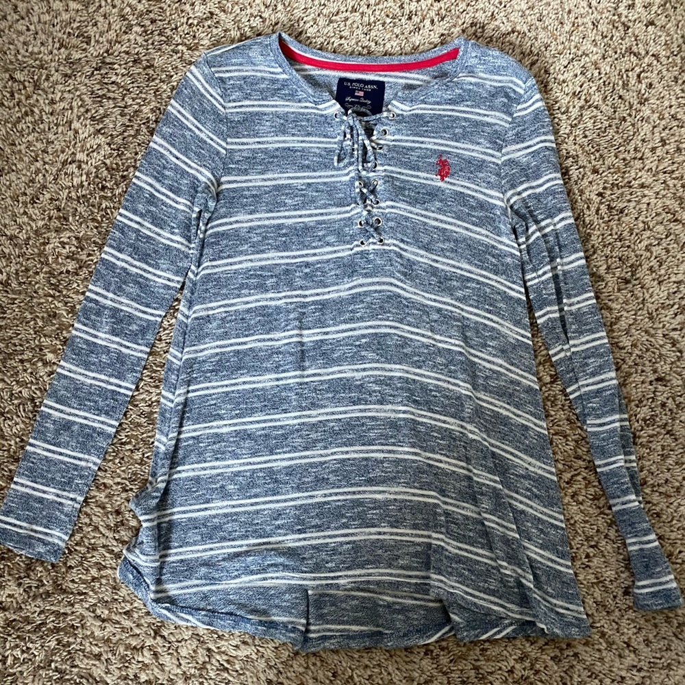 Polo long sleeve blouse